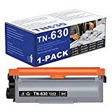 1 Pack TN630 TN-630 Black Toner Cartridge Replacement for Brother DCP-L2520DW MFC-L2700DW L2705DW HL-L2300D L2305W L2315DW L2320D L2340DW L2360DW L2380DW Printer.