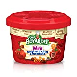 Chef Boyardee Mini Spaghetti Rings & Meatballs, 7.5 Oz. Microwavable Bowls (Pack of 12)