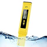 Alysontech Digital pH Meter, Water PH Test Meter with 0.00-14.00ph Measure Range/PH Meter with ATC,Water Quality Tester for Household Drinking Water, Swimming Pools, Aquariums,Hydroponics