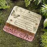 The Lakeside Collection I Thought of You Sentiment Memorial Garden Stone with Butterfly Accent