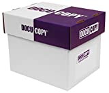 DocuCopy 7503 Reinforced Premium Multipurpose Copy Paper 20lb 8.5" x 11" 3 Holes 1 Case/5 Reams/2500 Sheets