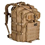 24BattlePack Tactical Backpack | 1 to 3 Day Assault Pack | Combat Veteran Owned Company |40L Bug Out Bag (Tan)