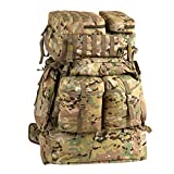 MT Assembly Military Rucksack Tactical Assault Backpack Hydration Pack System with Frame and Hip Belt Multicam