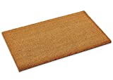 Kempf Custom Cut 1/2" inch Thick Coco mat with Vinyl Backing, Great for recessed Area entrances (4' x 6')