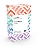 Amazon Brand - Solimo Facial Tissues (4 Flat Boxes), 160 Tissues per Box (640 Tissues Total)