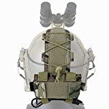 KRYDEX Tactical Helmet Battery Pouch Counterweight Pouch MK1 Helmet Battery Pack Balance Weight Bag with Hook&Loop for Tactical Helmet (MC)