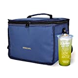 Insulated Drink Carrier for Beverages Holder and Food Carrier Keep Your Drink Cold and Food Hot Reusable Cup Carrier Tote Bag with Portable Handle Adjustable Dividers Storage Bag for Drink Delivery