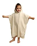 Willow + Sim Hooded Towel for Kids and Toddlers, Oversized Luxurious Poncho Toddler Towel, Beach Towels w/Pockets, Fast-Drying Bath Towel with Hood for Boys & Girls, Best Gift for Boy or Girl Age 3-6