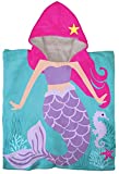 Jay Franco Trend Collector Mermaid Kids Bath/Pool/Beach Hooded Poncho Towel - Super Soft & Absorbent Cotton Towel - Measures 22 x 22 Inches