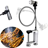 eirix Barbecue Grill Light, 2- in-1 Super-Bright Removable Outdoor LED BBQ Light with Magnetic Base Grill Table Clamp- 360 Degree Flexible Gooseneck, Screw Clamp for Barbecue Grilling