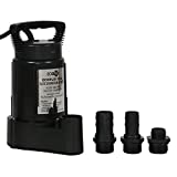 EcoPlus 1500 Elite Submersible Water Pump, Bottom Intake & Removes Down To 1/8", 1505 GPH