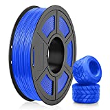 TPU Filament 1.75mm, SUNLU TPU 3D Printer Filament, Flexible Filament 1.75, Dimensional Accuracy +/- 0.03mm, 0.5kg Spool, 1.75 TPU Blue