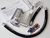 Genuine UPR Pro-Series Billet Oil Catch Can Compatible with 09-18 RAM 5.7 Hemi Technology - Free Continental Insta-Grip Braided Hoses Upgrade