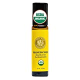 Organic Frankincense Serrata Essential Oil Roll On, 100% Pure USDA Certified Aromatherapy - 10 ml Roller by Silk Road Organic - Always Pure, Always Organic
