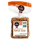 Sigdal Crispbread Spelt & Pumpkin Seeds Wholegrain Norwegian CrispBread 8.29 Ounce(Pack of 2)