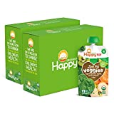 Happy Tot Organics Love My Veggies Stage 4, Organics Spinach Apple Sweet Potato & Kiwi, 4.22 Ounce Pouch (Pack of 16) packaging may vary