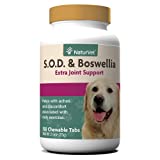 NaturVet S.O.D. & Boswellia Extra Joint Support Dog Supplement  Dog Hip Supplement  Helps Alleviate Aches, Pain  for Dog Flexibility, Healthy Joint Function  150 Ct. Chewable Tablets