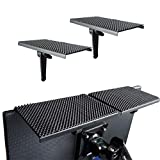 TV Top Shelf Wide Platform Solid Screen Shelf Adjustable Mount Desktop PC Monitor for Streaming Devices, Media Boxes, Speakers and Home Decor (8inch 2pack)