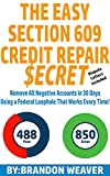 The Easy Section 609 Credit Repair Secret: Remove All Negative Accounts In 30 Days Using A Federal Law Loophole That Works Every Time