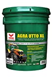 TRIAX Agra UTTO XL Tractor Fluid, Synthetic Blend Tractor Transmission and Hydraulic Oil, 6,000 Hour Life, 50% Less wear, -36 F Pour Point, Replaces All OEM Tractor Fluids (5 Gallon Pail)
