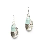 Sea Glass Tiddlywink Earrings (Ocean)