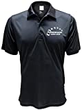 5-Star Rideshare Driver Performance Polo, Reflective Design, Moisture Wicking, Uber, Lyft Black