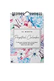 Perpetual Calendar for Birthdays and Anniversaries Floral Wall Monthly & Daily -12 Months - Dates to Remember Book - Journal for Important & Special Days - Wall Hanging Date Organizer 6 x 9 inches
