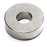 CMS Magnetics Grade N52 Super Strong Neodymium Magnet Ring OD1.26" x ID 1/2" x 3/8" - Rare Earth Magnet Ring for Classroom, Science Project and DIY Applications - One Pack