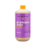Alaffia Everyday Shea Bubble Bath Lavender, 32 Oz | Soothing Support for Deep Relaxation and Soft Moisturized Skin | Made with Fair Trade Shea Butter | Cruelty Free | No Parabens | Vegan