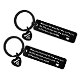 Thank You Gift Appreciation Jewelry May You be Proud of the Work You Do Keychain Stainless Steel Keyring Gift for Volunteer Appreciation Coach Mentor Nurse Doctor Employee Gift Social Worker Jewelry