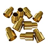 10 Pieces EFIELD Pex Fittings 1/2" x 1/2" Female Sweat Copper Adapter (Over Copper Tube), ASTM F1807