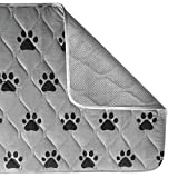 Gorilla Grip Original Reusable Pad and Bed Mat for Dogs, 28x18, Absorbs 2 Cups, Oeko Tex Certified, Washable, Waterproof, Puppy Crate Training, Furniture Protection Pet Pads, Fits 30 Inch Dog Crates