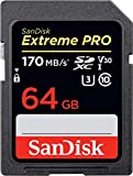 SanDisk 64GB Extreme PRO SDXC UHS-I Card - C10, U3, V30, 4K UHD, SD Card - SDSDXXY-064G-GN4IN