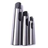 ATOPLEE 3pcs Morse Taper Drill Sleeve Reducing Adapter for Lathe Milling,MT1 to MT2,MT2 to MT3,MT3 to MT4