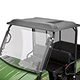 KIWI MASTER Hard Roof Top Compatible for 1990-2021 Kawasaki Mule 2010 2510 3010 4010 4X4 UTV Top Black, KAF30-030A