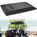 Plastic Hard Roof Top for Mule, LDETXY 2-piece Combination Hard Roof Top Sun Visor for Kawasaki Mule 4000 4010 3000 3010 3020 2520 2510 2500 1990-2021 Accessories (Replace OEM #KAF30-030A)