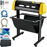 VEVOR Vinyl Cutter Machine, 870mm Cutting Plotter, Automatic Camera Contour Cutting 34 in Plotter Printer with Floor Stand Adjustable Force and Speed for Sign Making Plotter Cutter