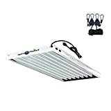 HYDRO PLANET T5 Grow Lights 4 Feet 8 Bulbs Fixture with Fluorescent HO Bulbs 6500K | Indoor Plant Lights | Plant Grow Light