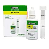 Viagrow VPHTK pH Kit Drops Complete with Testing Vial, 1.4 oz, White