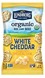 Lundberg Organic White Cheddar Rice Cake Minis, 5 Ounce, Gluten-Free, USDA Certified Organic, Non-GMO Verified, Whole Grain Brown Rice