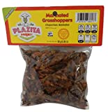 Chapulines Oaxaca (grasshoppers) - Gourmet edible insects from Oaxaca Mexico 30 G - 1.06 Oz (Marinated)