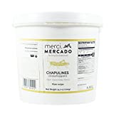 Merci Mercado Chapulines (grasshoppers) - Gourmet edible insects from Oaxaca Mexico (700g / 24.7oz) (Plain recipe) HIGH PROTEIN CONTENT