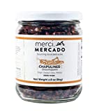 Merci Mercado Chapulines (grasshoppers) - Gourmet edible insects from Oaxaca Mexico (Adobo flavor) ( 80g / 2.8oz) HIGH PROTEIN CONTENT