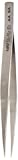 Hakko CHP AA-SA Stainless Steel Non-Magnetic Precision Tweezers, Fine Point, Tapered Tips, 5.00" Length