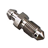 AC PERFORMANCE Stainless Steel Bleeder Bleed Nipples Screw -3 AN AN3 Metric Brake Caliper Clutch Fitting Natural