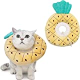 ANWA Adjustable Cat Cone Collar Soft, Cute Cat Recovery Collar, Cat Cones After Surgery for Kittens