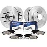 Detroit Axle - Front and Rear Disc Brake Kit Rotors w/Ceramic Pads w/Hardware for 2004 2005 2006 2007 2008 Ford F-150 2WD 6 Lug - [06-08 Lincoln Mark LT]