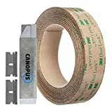 CANOPUS Dual Lock Reclosable Fastener, Made in The USA, Clear Lock Tape for Hanging Pictures, Jewelry Organizer, Remotes, Tools, Crafts, Low Profile, SJ4570, 0.5 in x 6 ft