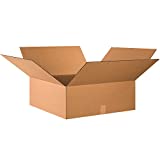 BOX USA B24249 Corrugated Boxes, 24"L x 24"W x 9"H, Kraft (Pack of 10)