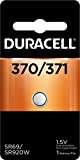 Duracell - 370/371 Silver Oxide Button Battery - Long Lasting Battery - 1 Count
